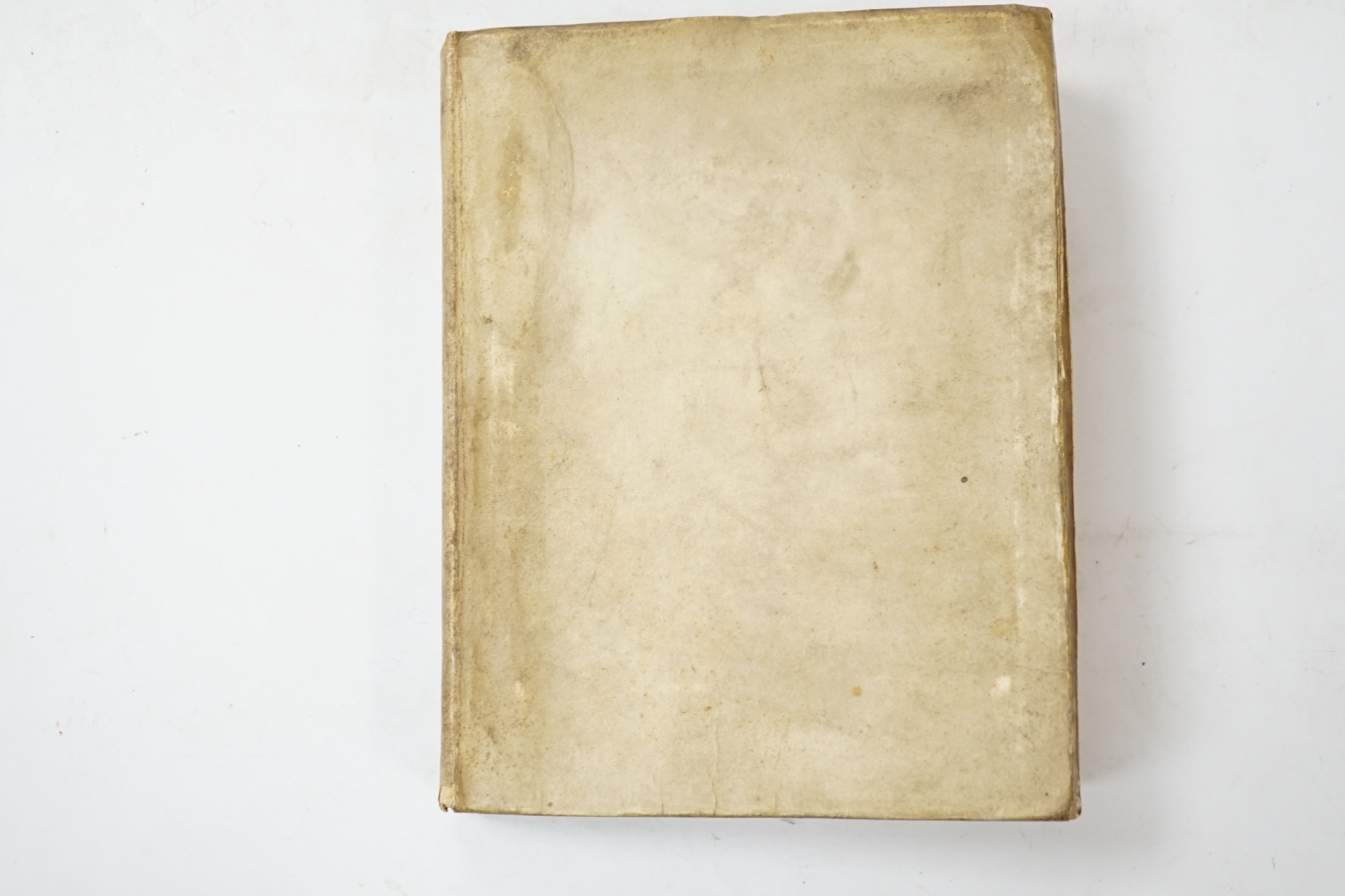Brenz, Johannes - Der Prophet Osea, 8vo, vellum, lacking title (manuscript replacement), Johann Setzer, Hagenau, 1531